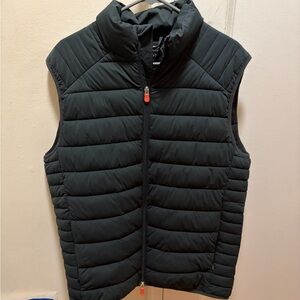 SAVE THE DUCK Black Quilted Vest